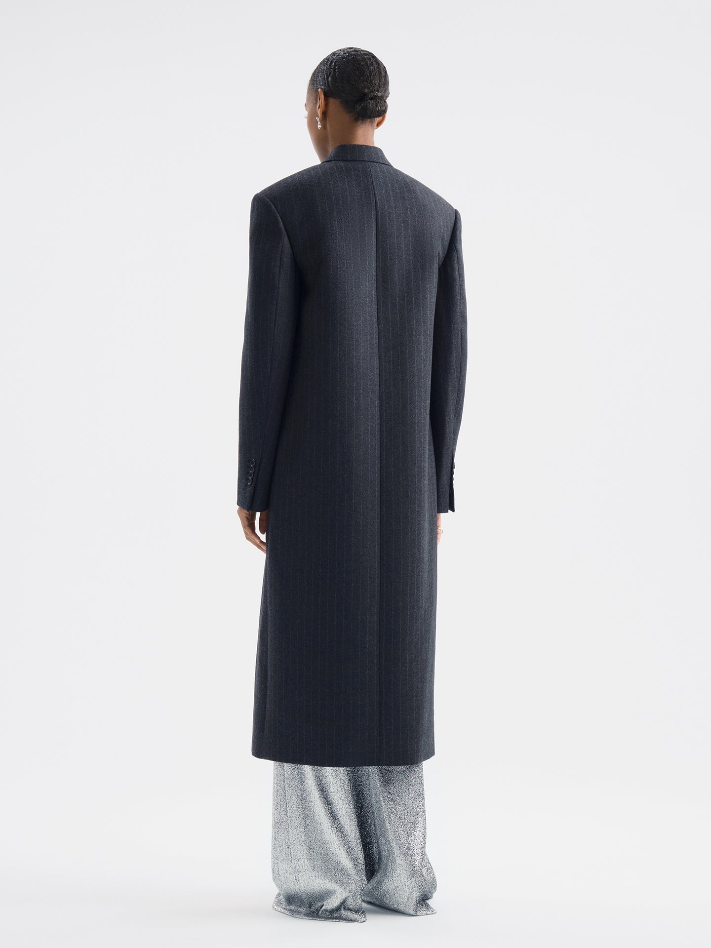 Obelisk Coat in Wool Cashmere - AFLALO