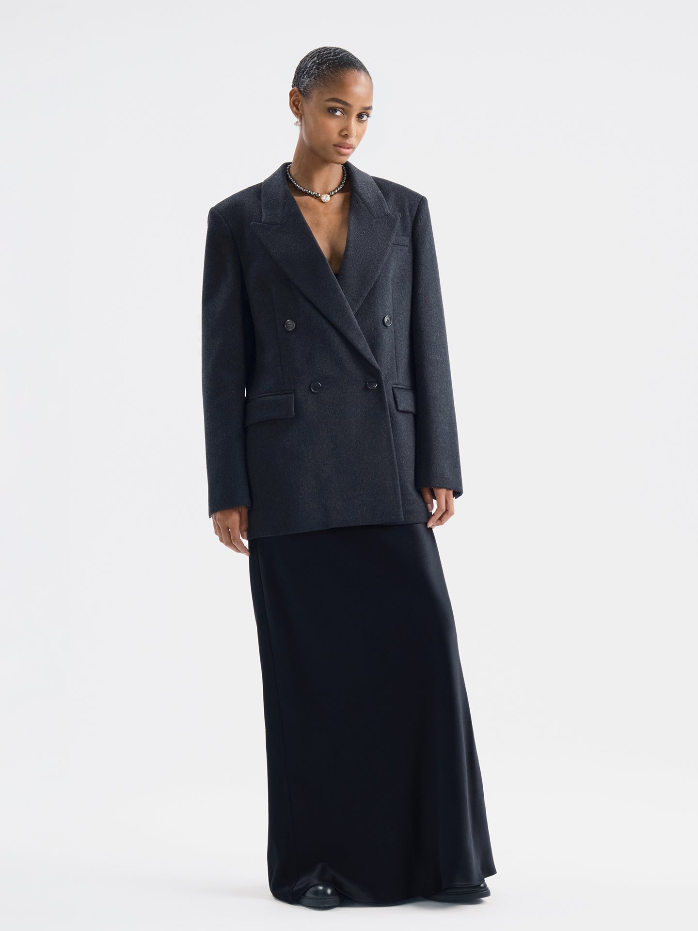 Edi Blazer in Cashmere - AFLALO