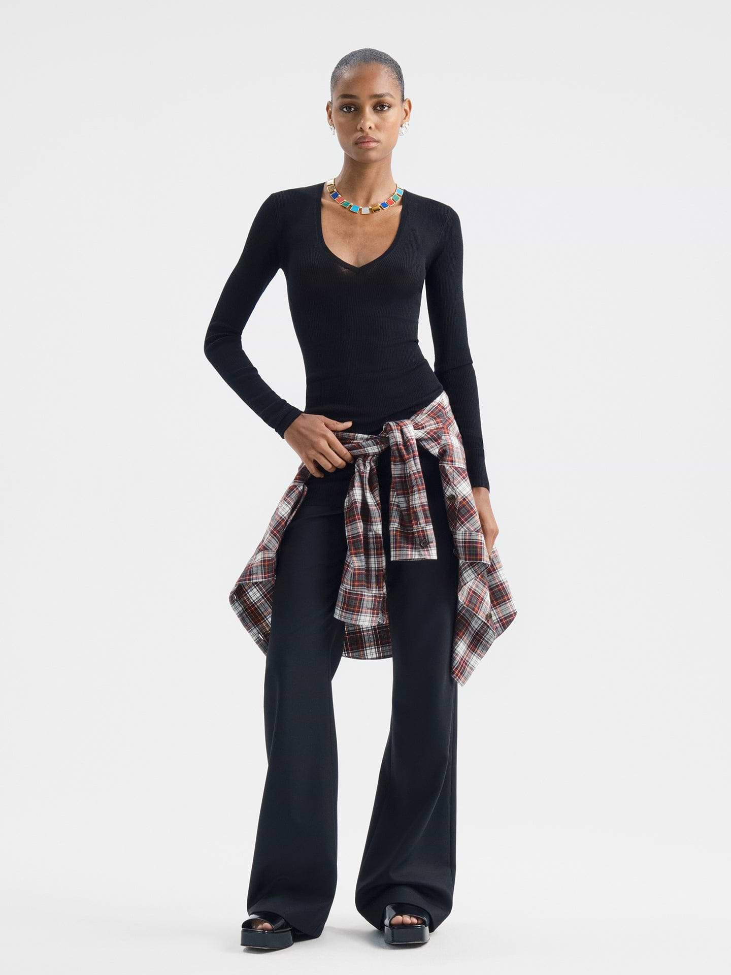 Daina Sweater in Wool - AFLALO