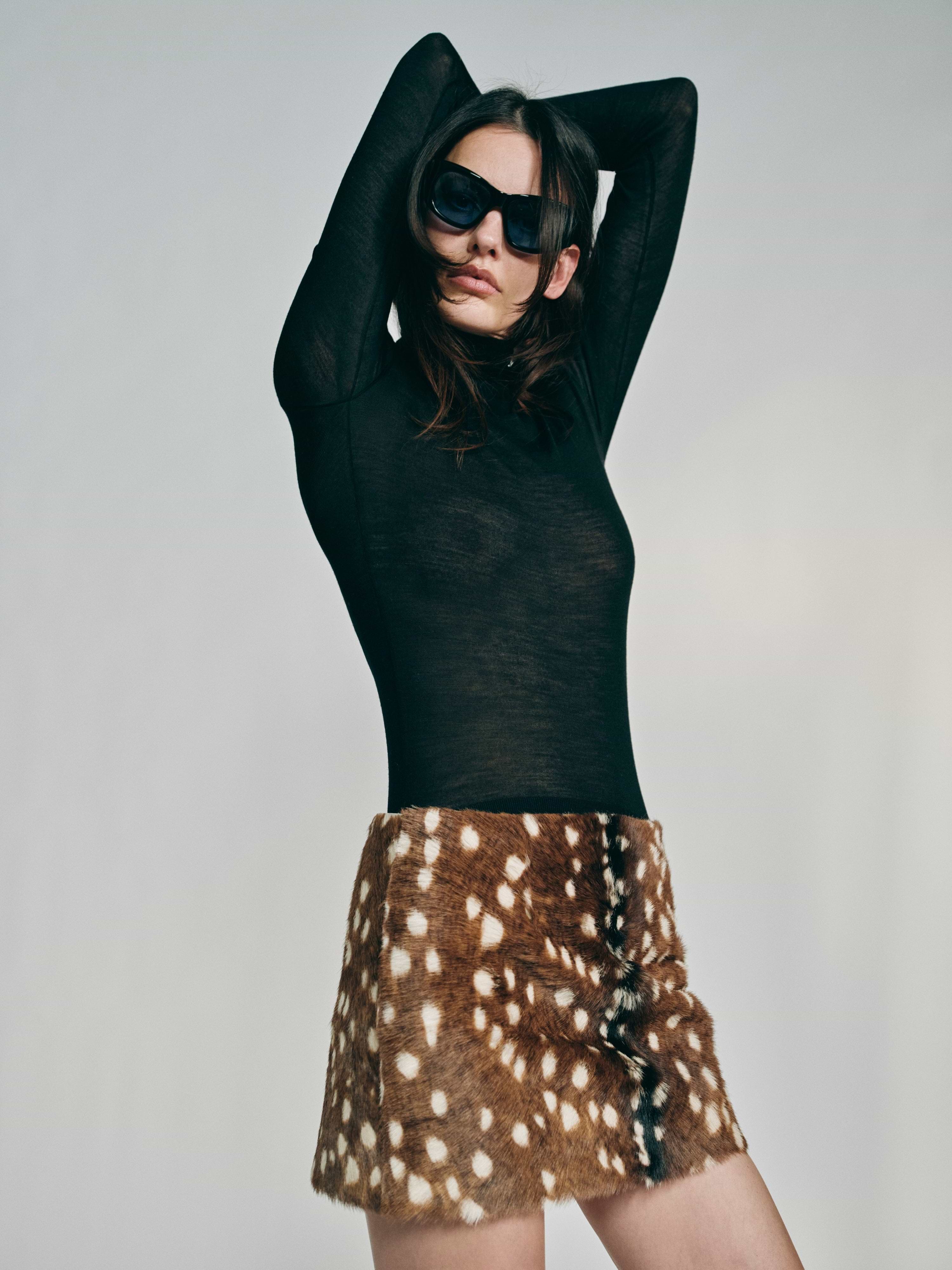 Aveki Skirt in Ponyhair