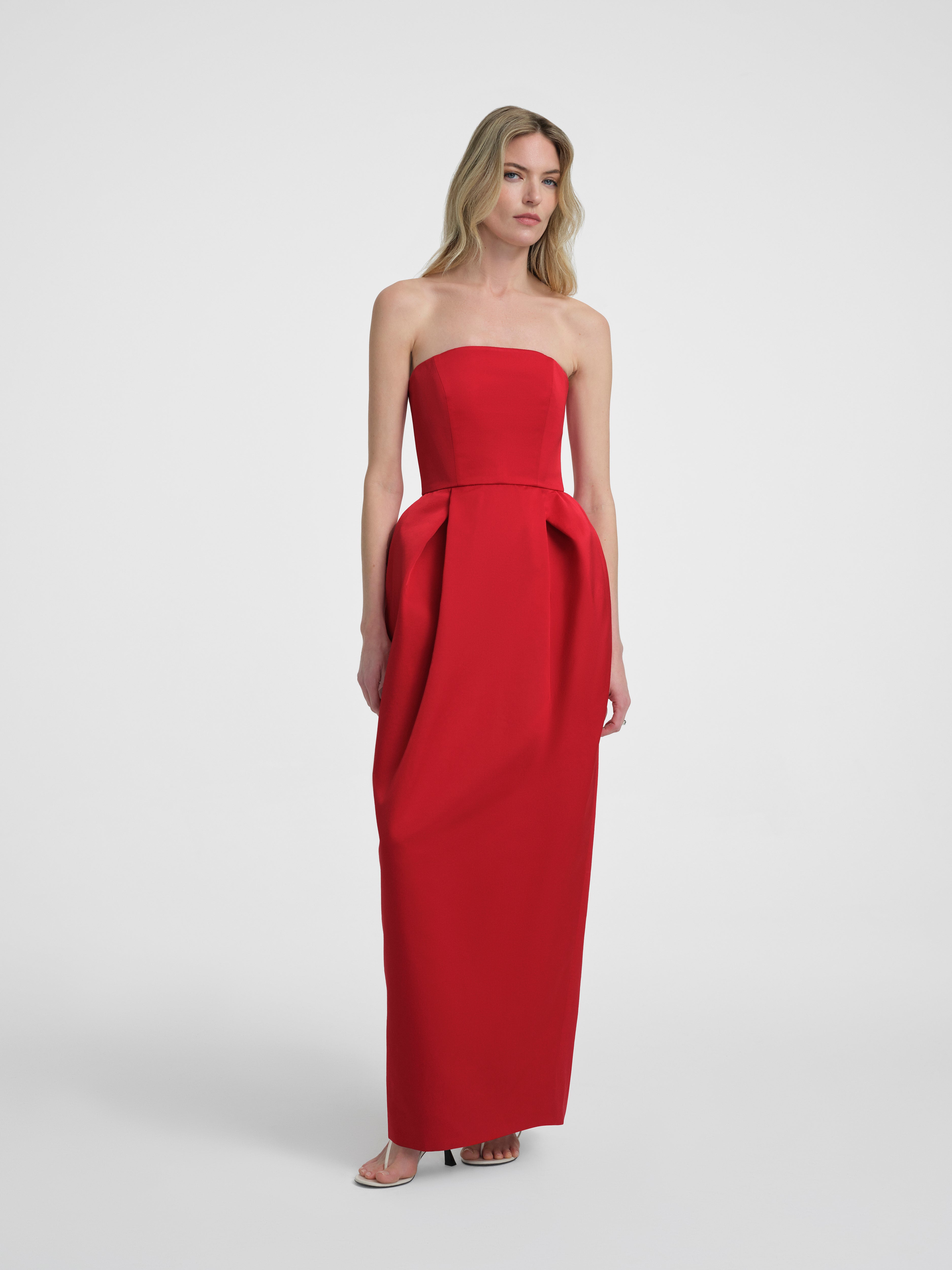 Alune Dress in Wool Silk