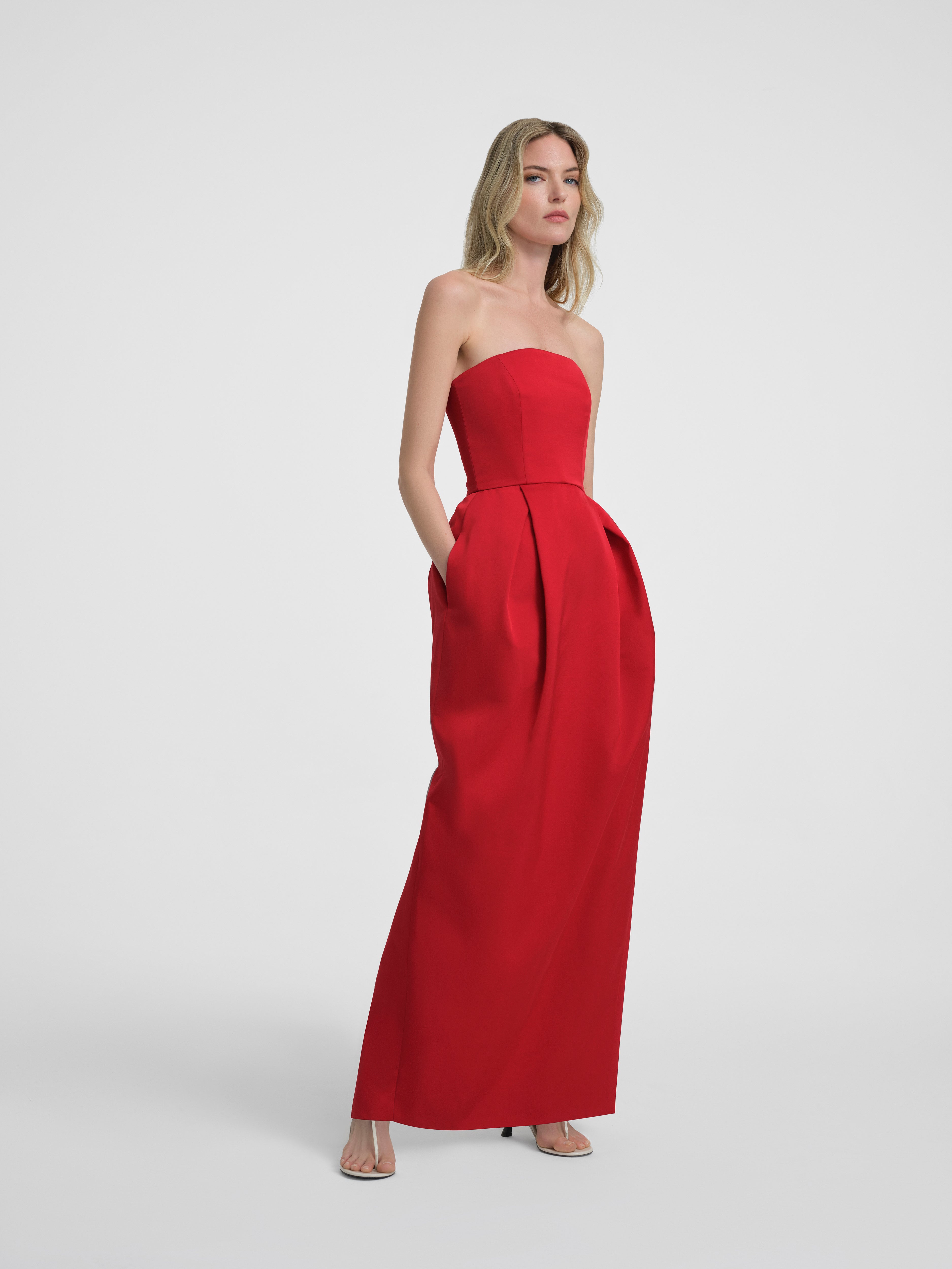 Alune Dress in Wool Silk