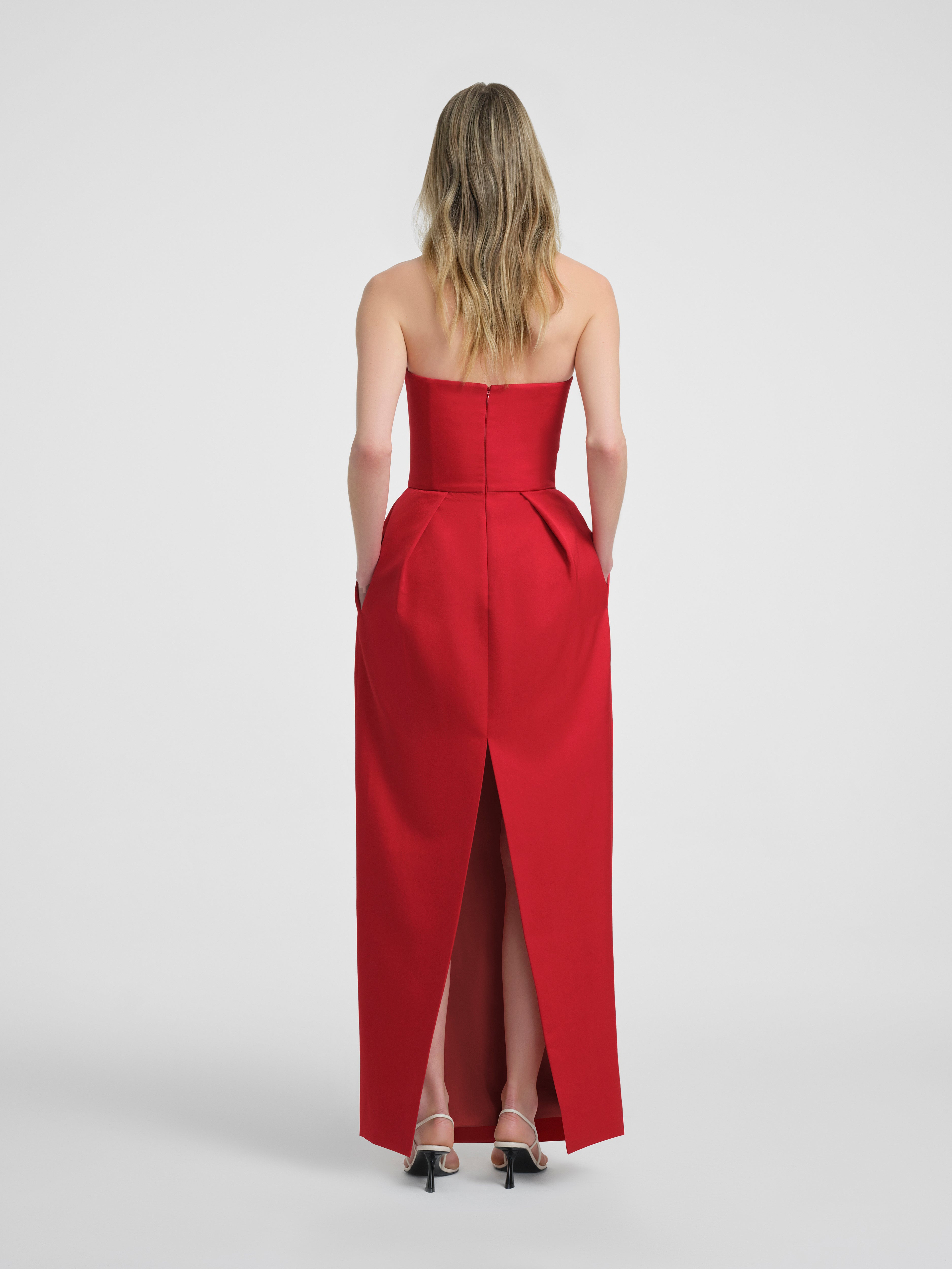 Alune Dress in Wool Silk