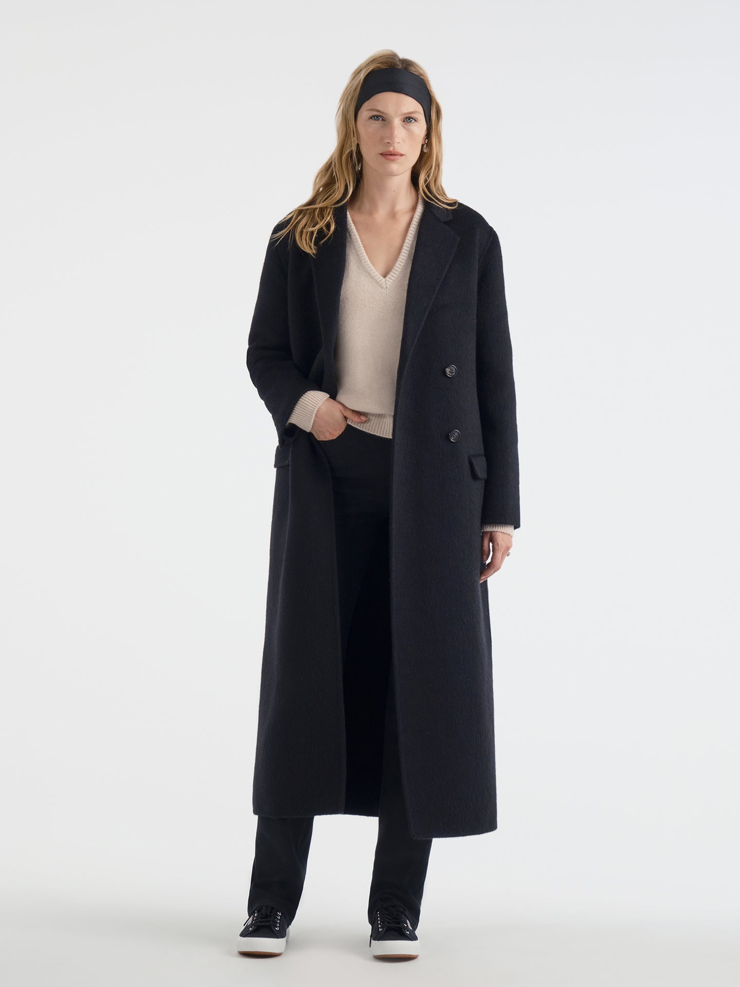 Velmira Coat in Wool Alpaca - AFLALO