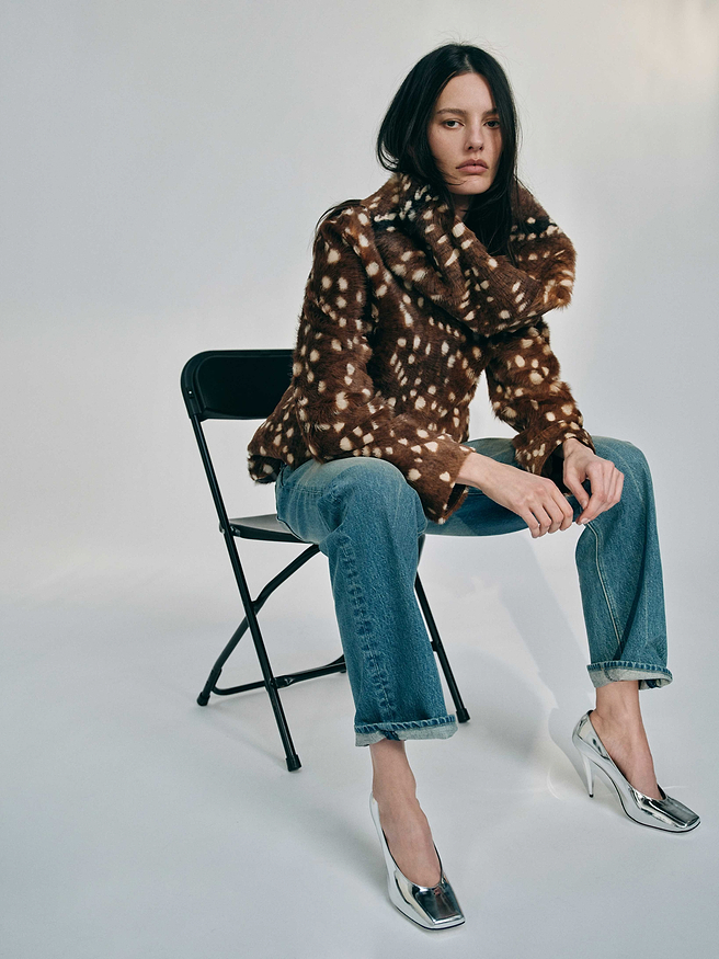 Aveli Jacket in Ponyhair