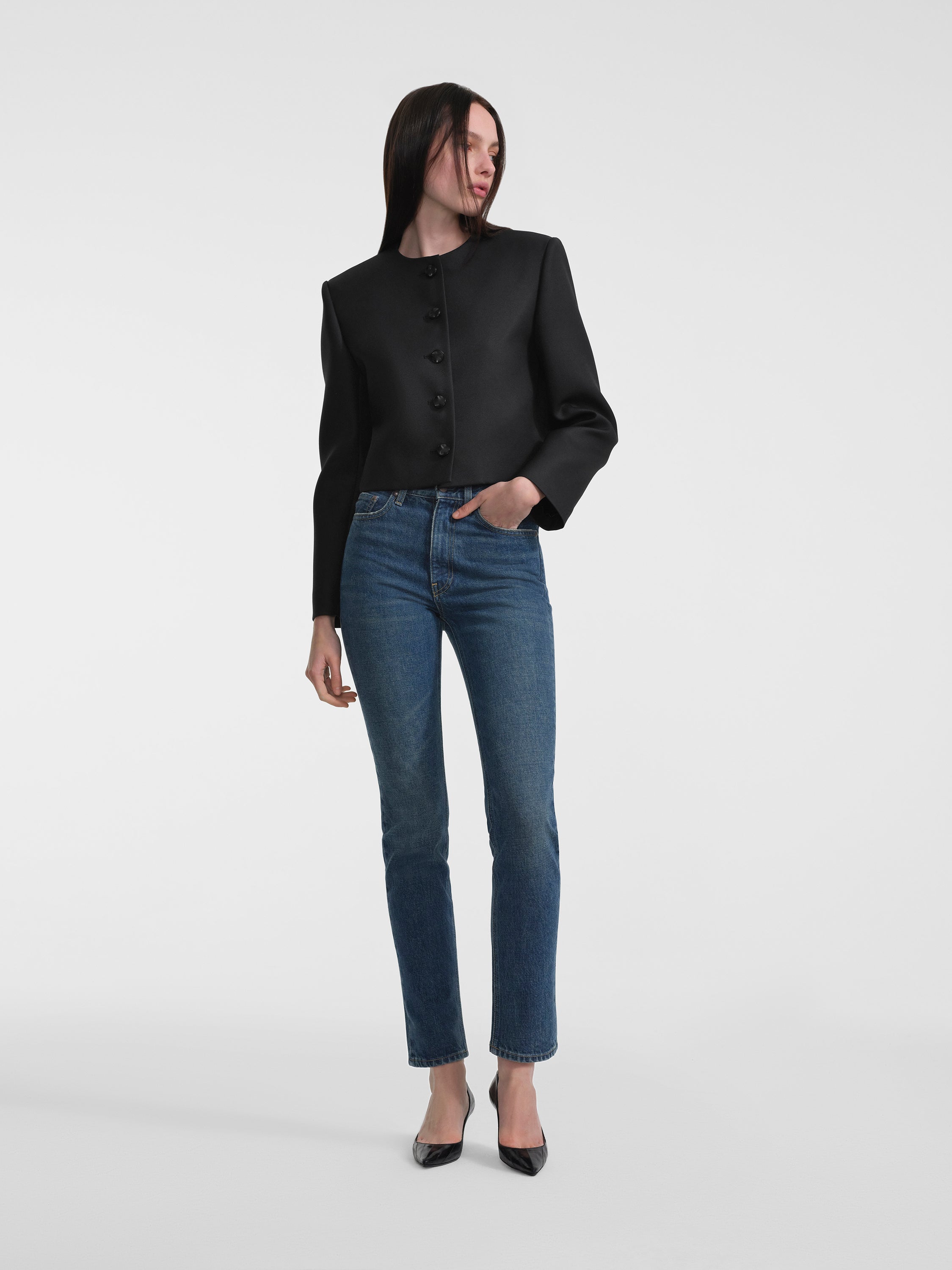 Duras Jean in Rigid Denim