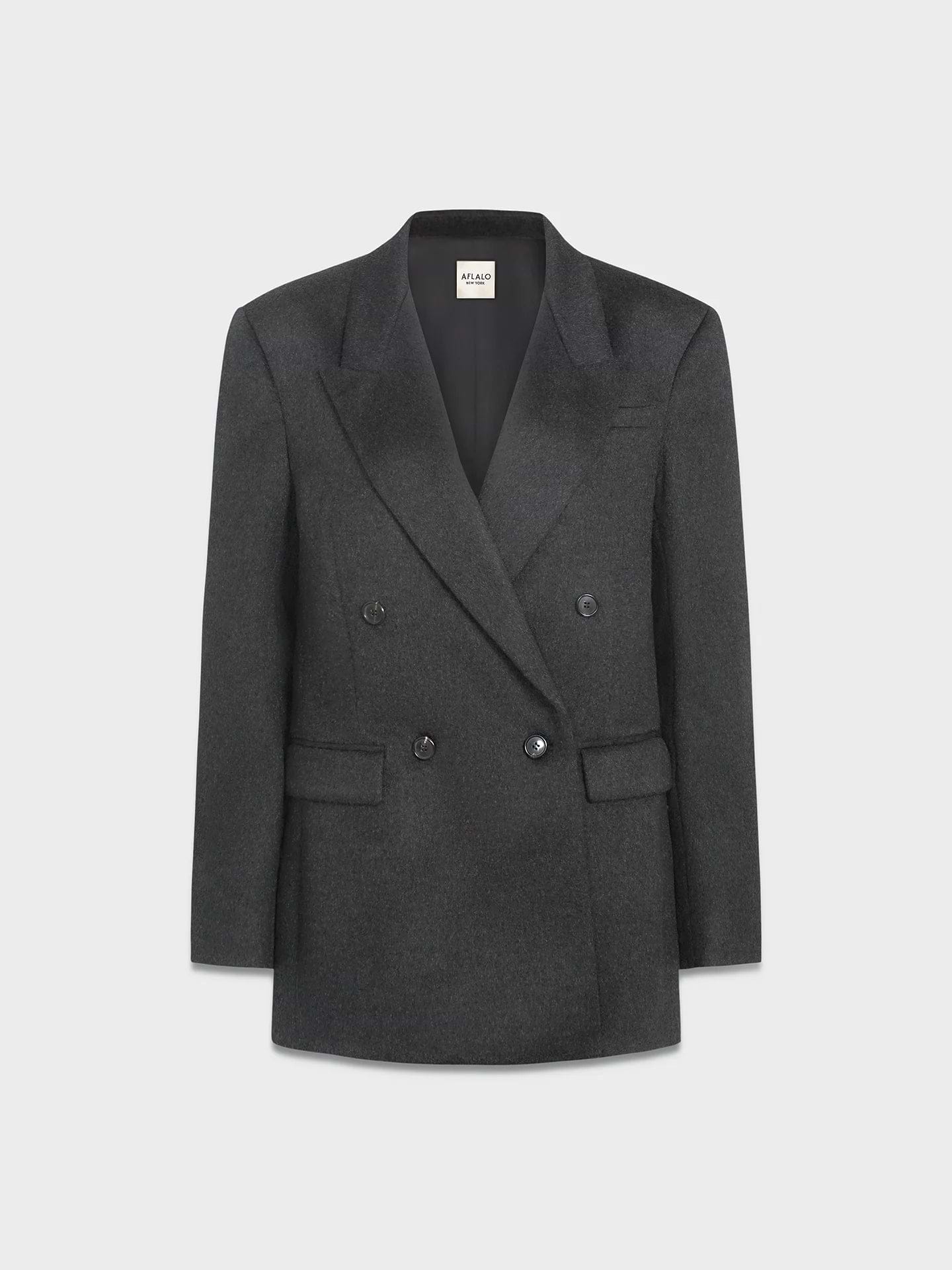 Edi Blazer in Cashmere - AFLALO
