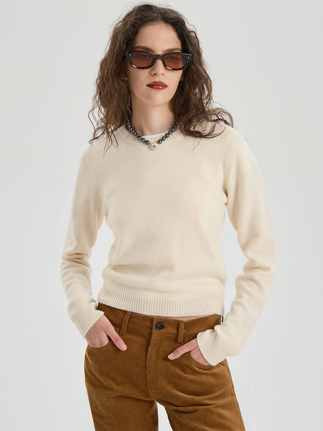 Velin Sweater in Cashmere - AFLALO