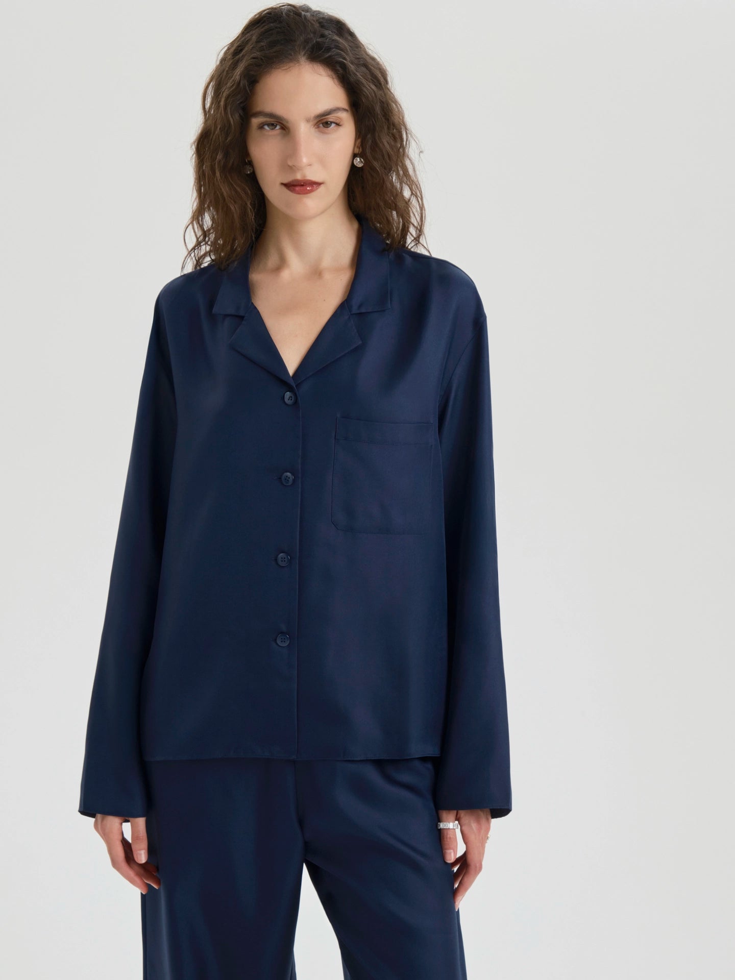 Lyra Shirt in Silk - AFLALO