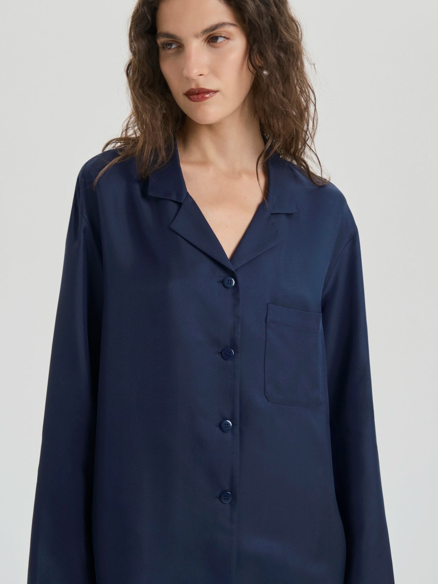 Lyra Shirt in Silk - AFLALO