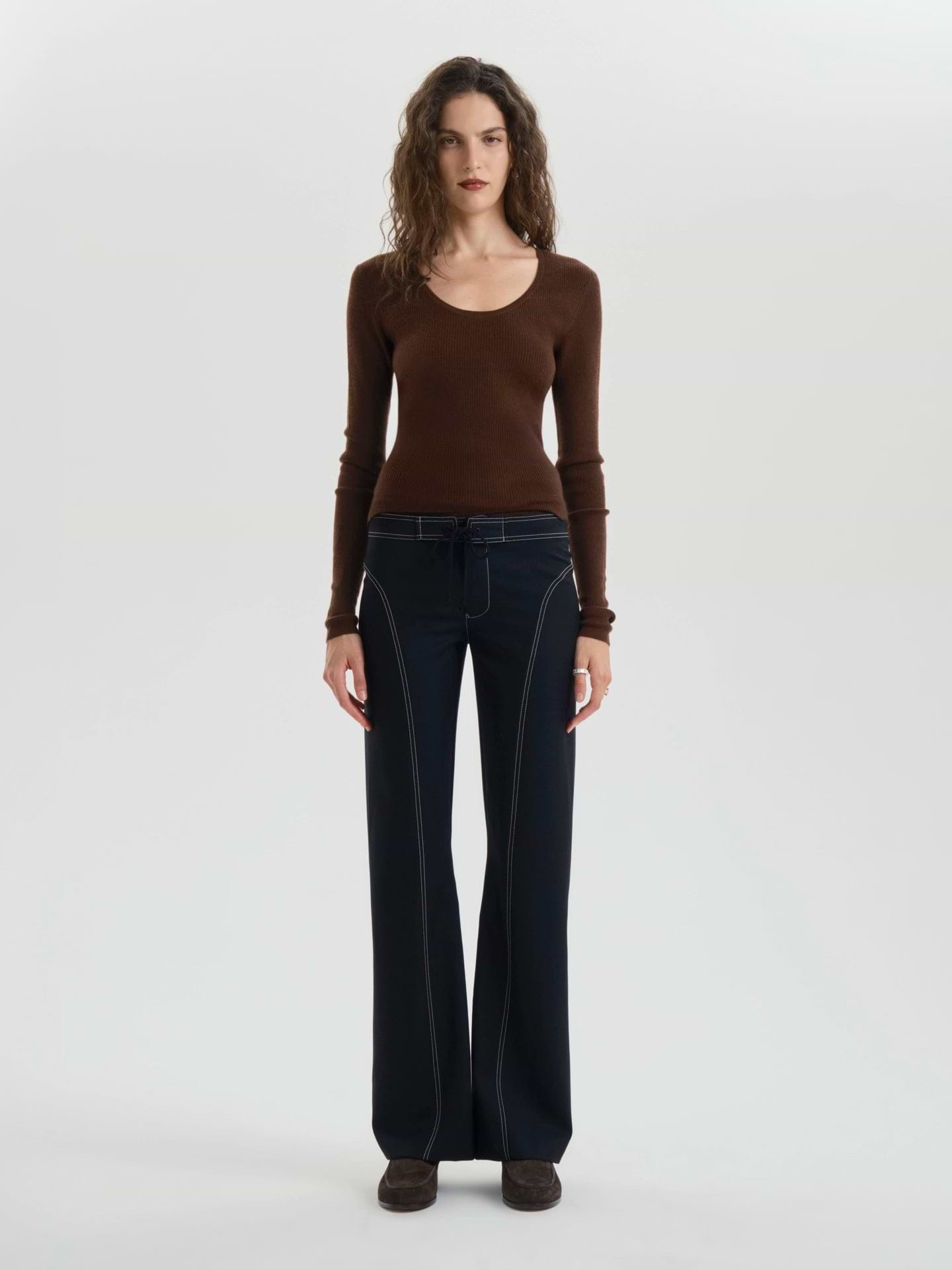 Tavi Pant in Wool - AFLALO