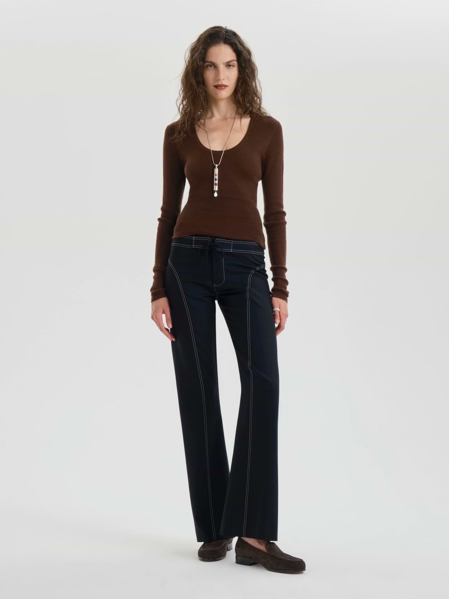 Tavi Pant in Wool - AFLALO