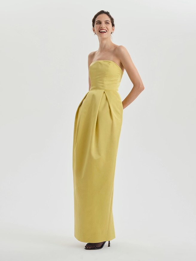 Alune Dress in Wool Silk