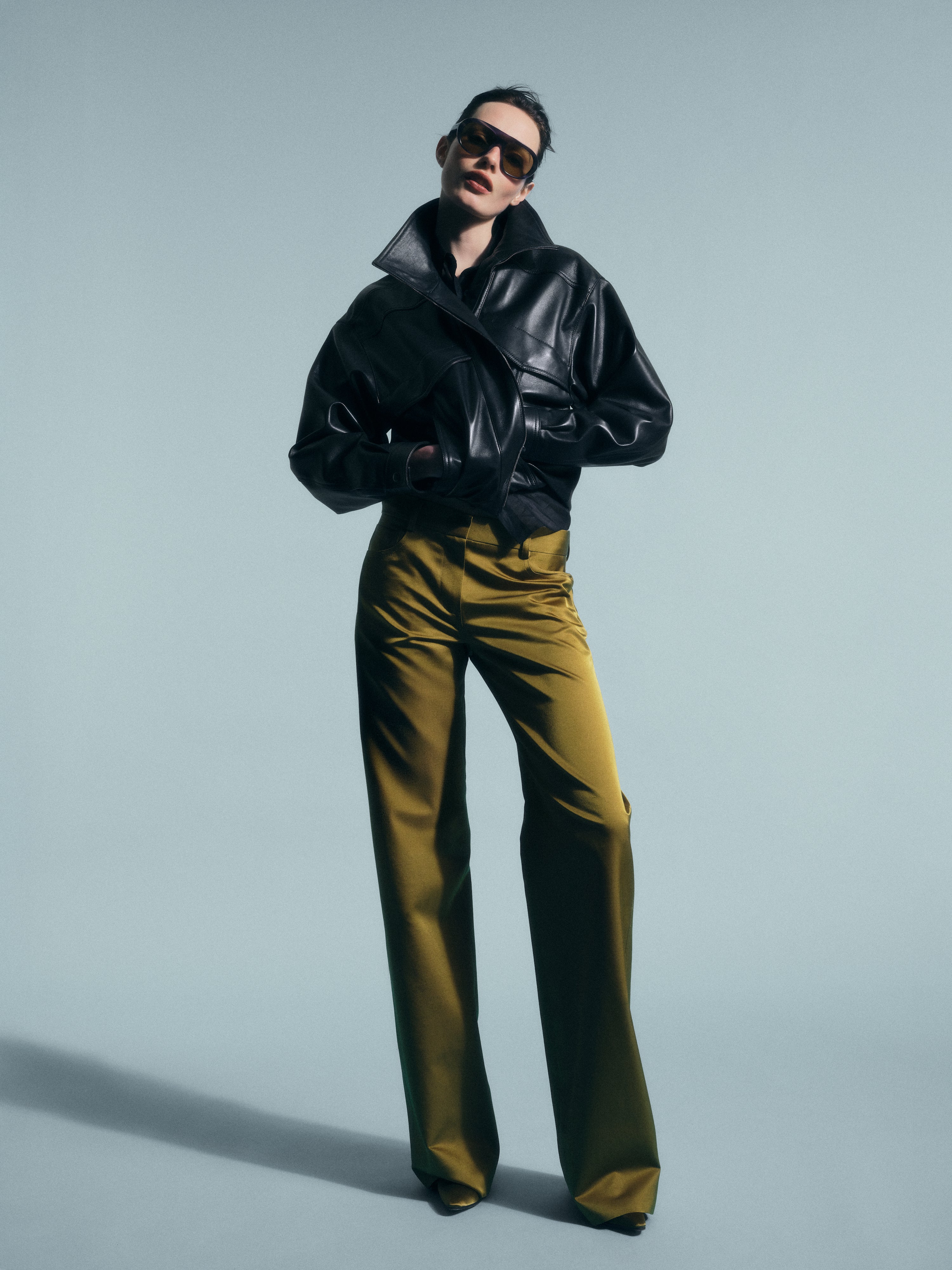 Junia Pant in Wool Silk