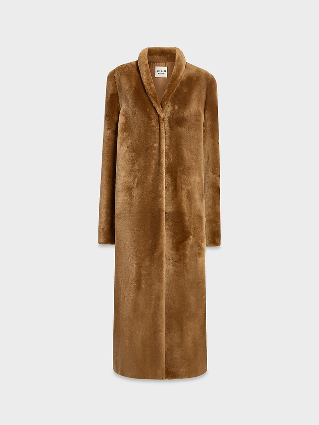 Maurelle Coat in Shearling - AFLALO