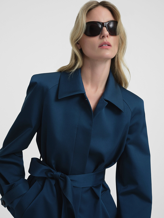 Mira Jacket in Wool Silk