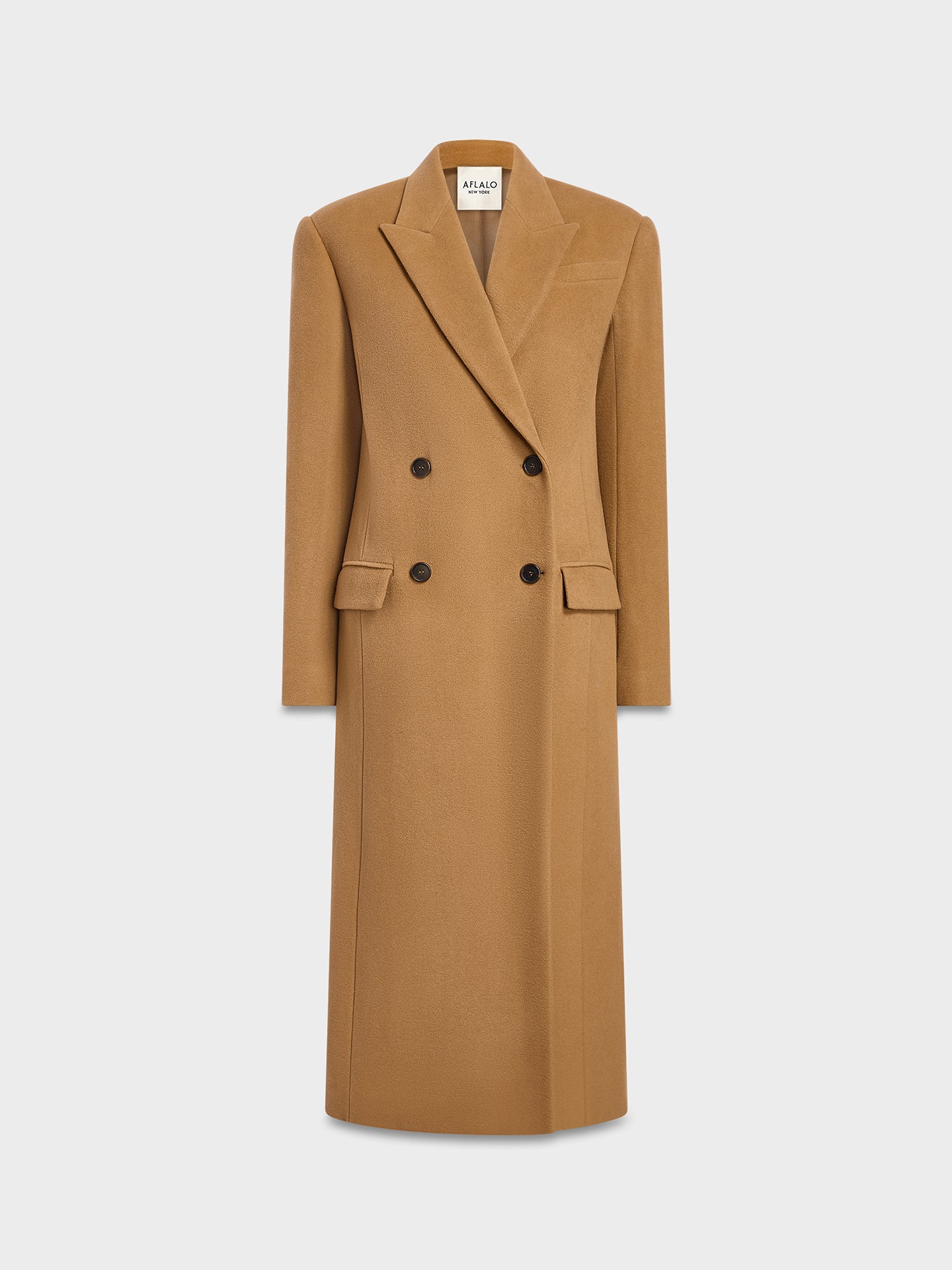 Obelisk Coat in Cashmere - AFLALO