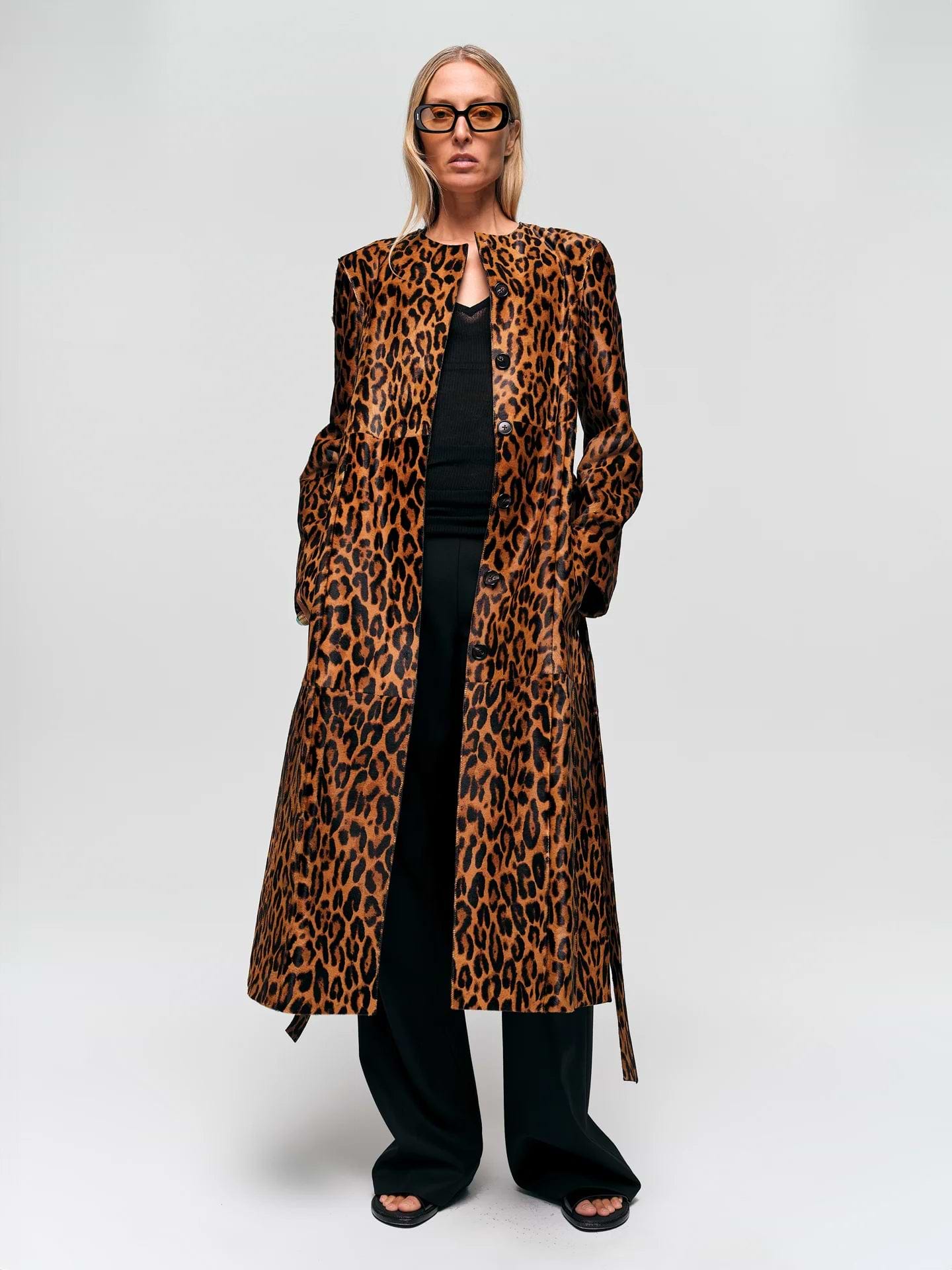 Affine Coat in Ponyhair - AFLALO