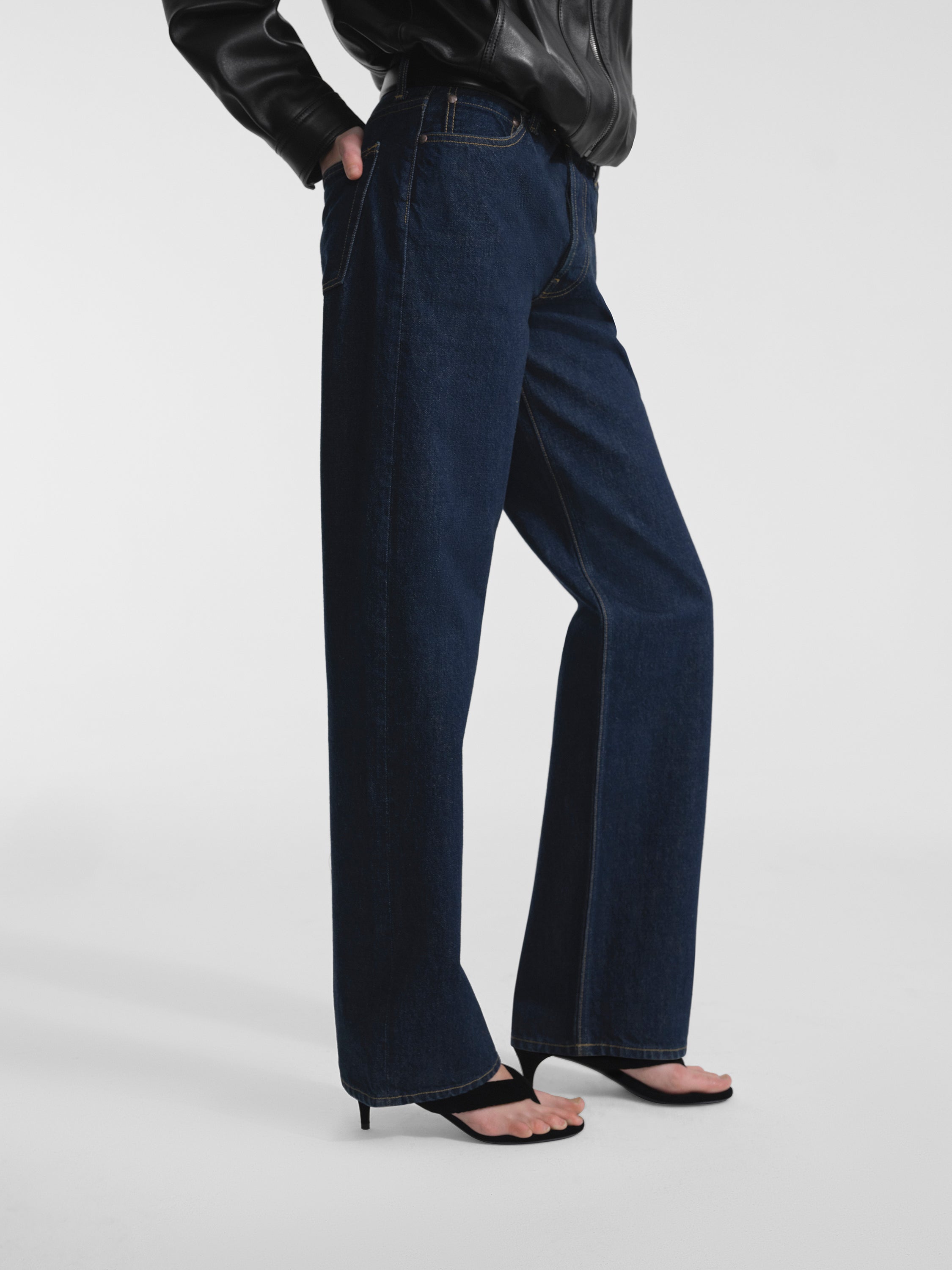 Verne Jean in Rigid Denim