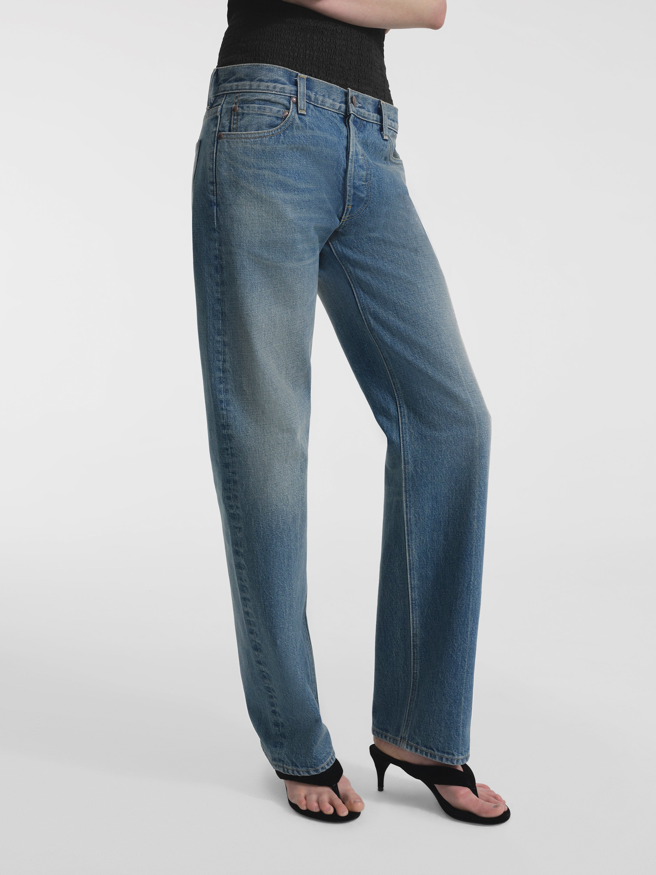 Verne Jean in Rigid Denim