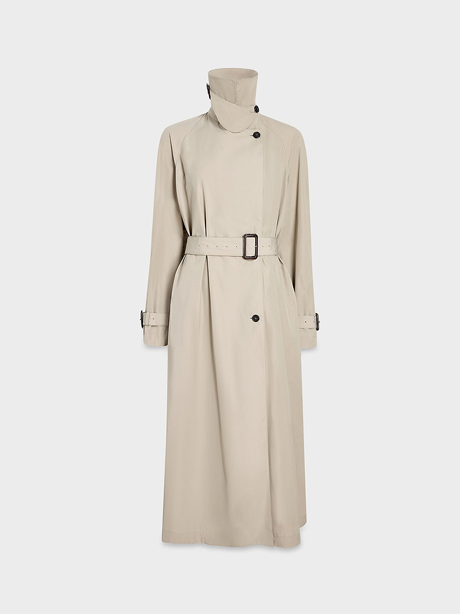 Vionne Trench in Cotton Nylon - AFLALO