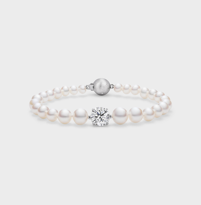 Oracle Bracelet in White Gold