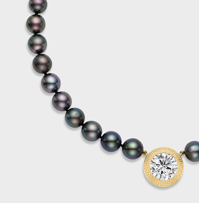 Tahitian Oracle Strand Necklace in Gold