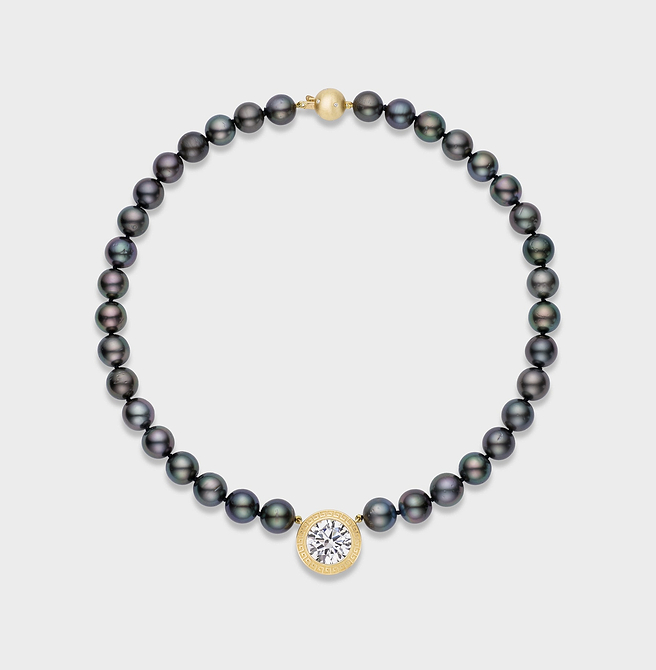 Tahitian Oracle Strand Necklace in Gold