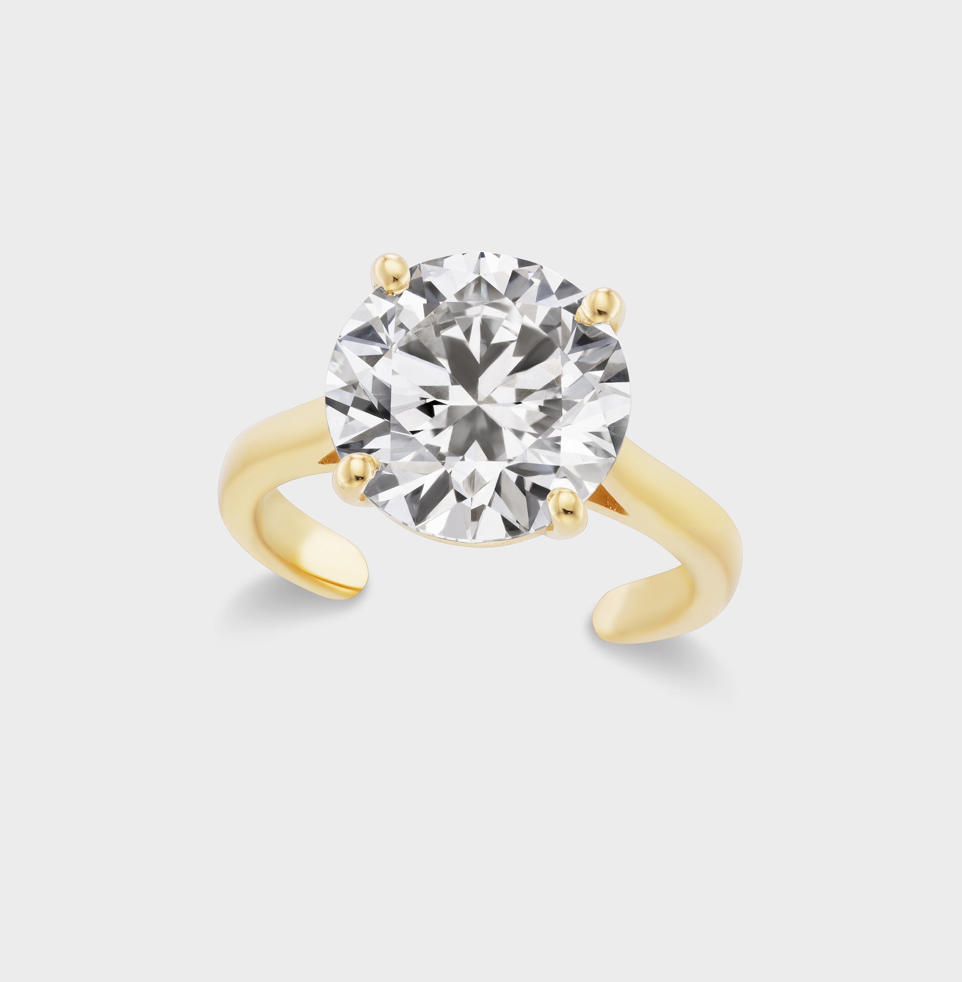 Bethany Toe Ring in Gold-Plated Silver - AFLALO