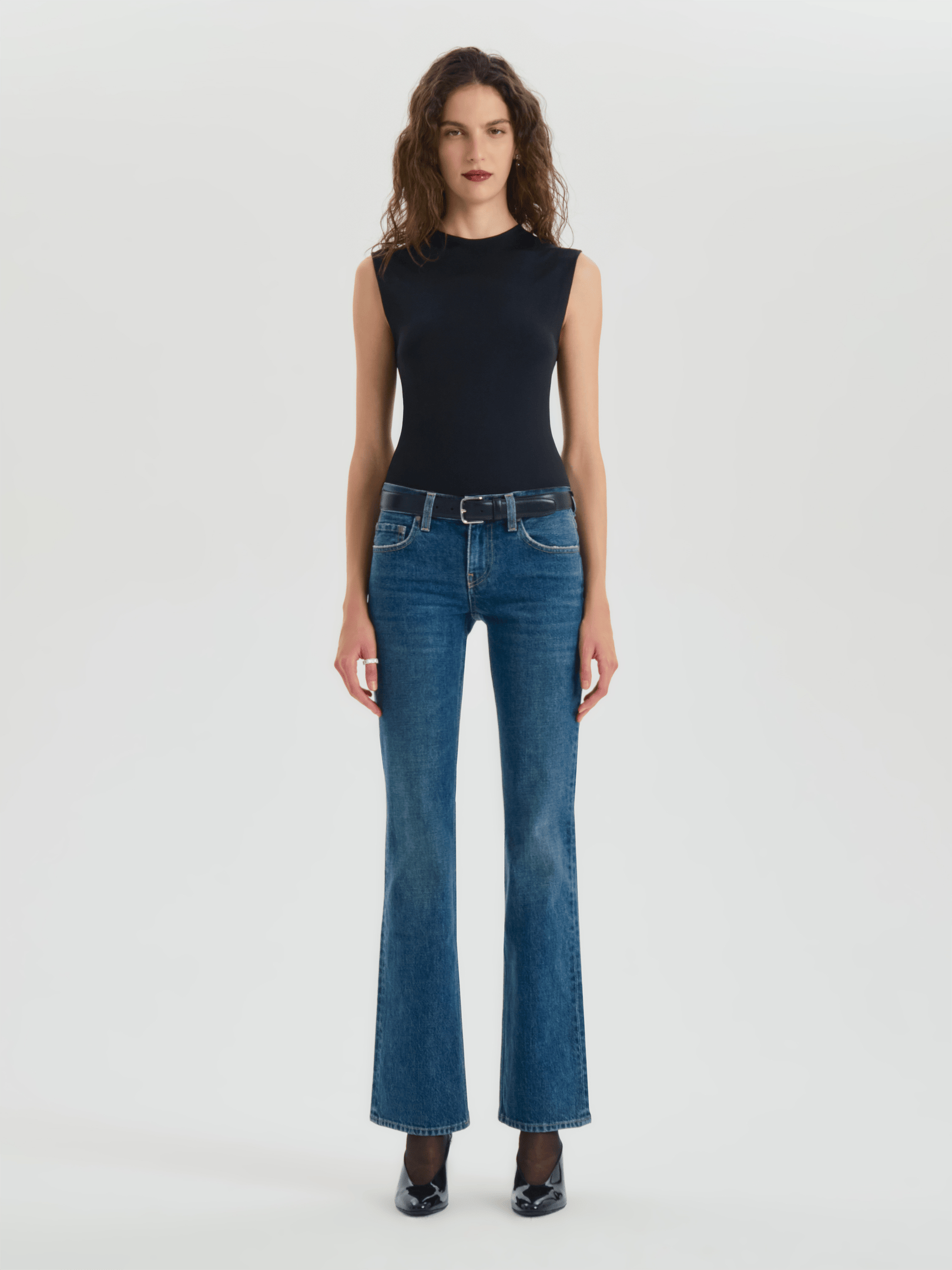 Leary Jean in Rigid Denim