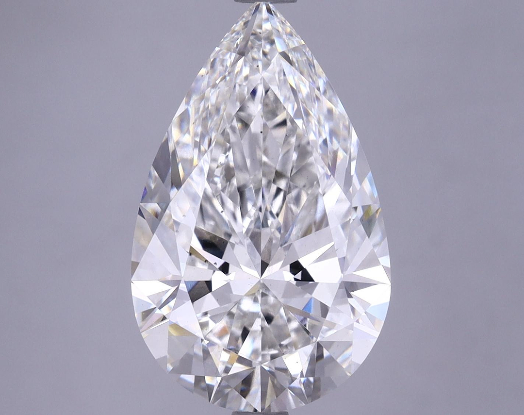 5.07 Carat Pear Shaped Ideal Cut VS2 GIA Certified Lab Grown Diamond