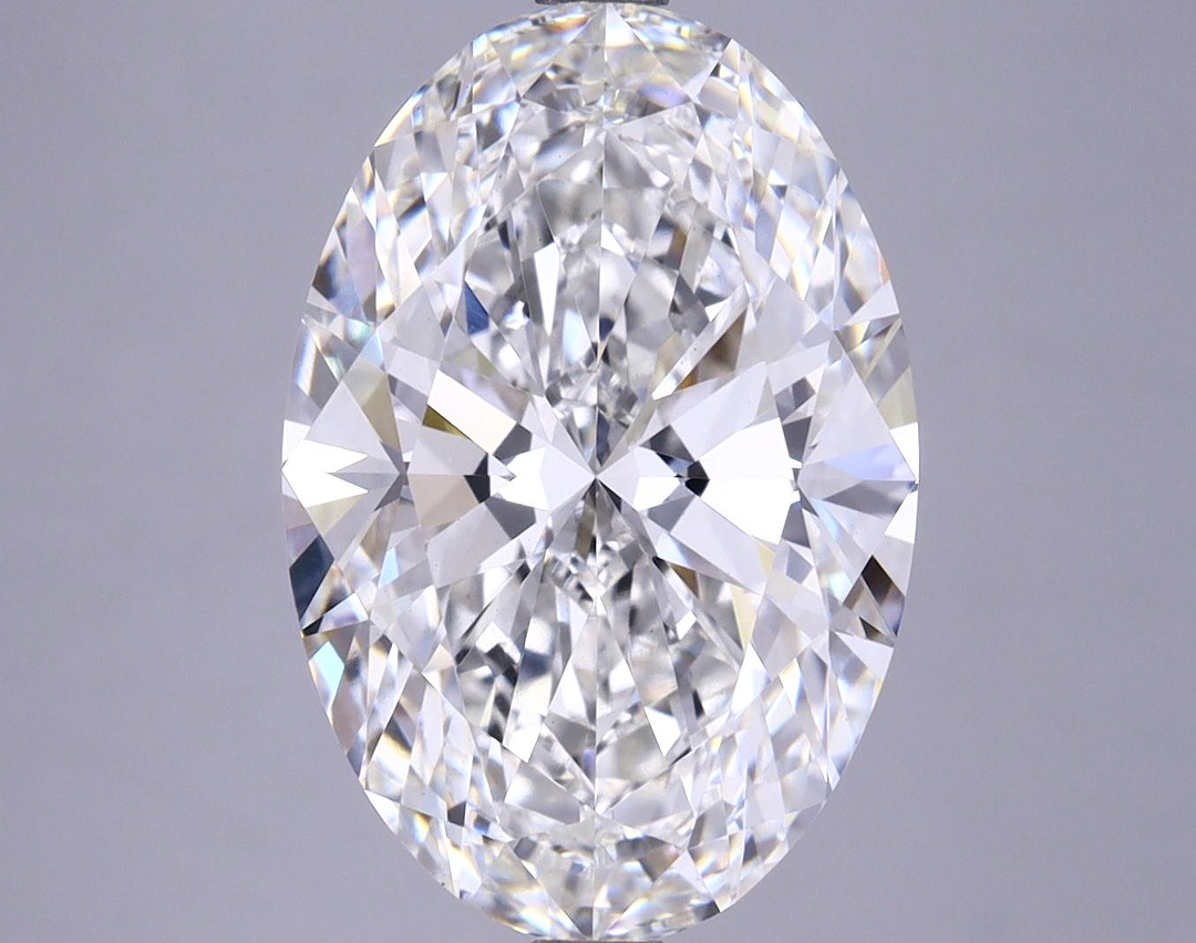 5.39 Carat Oval Shaped Excellent Cut VS2 GIA Certified Lab Grown Diamond
