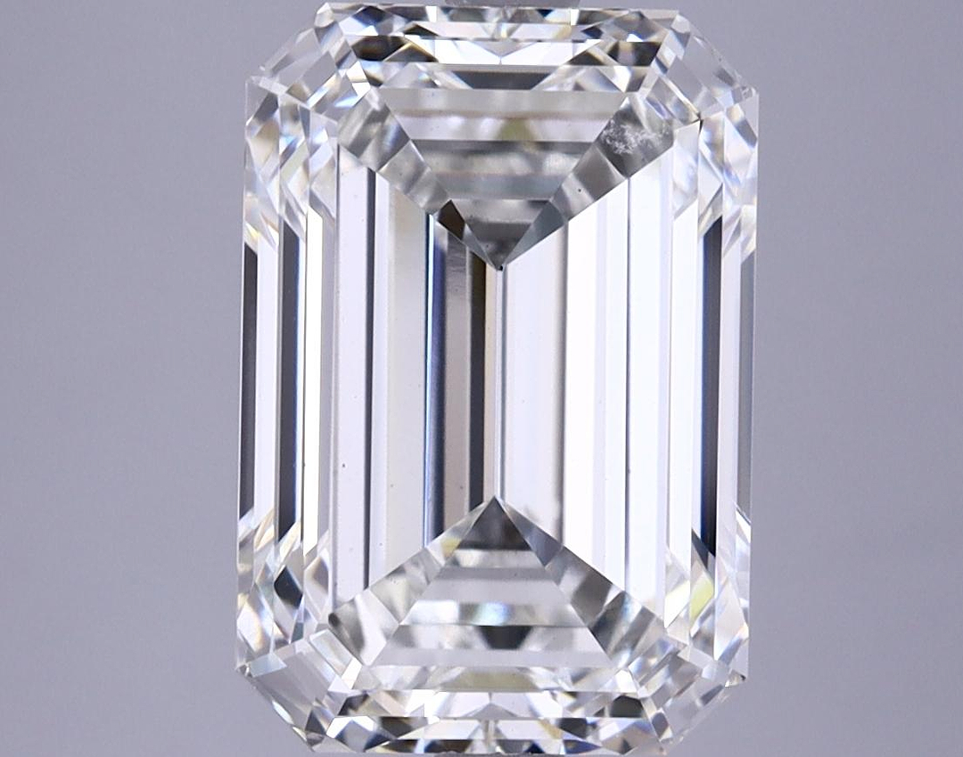 5.01 Carat Emerald Shaped Ideal Cut VS2 GIA Certified Lab Grown Diamond