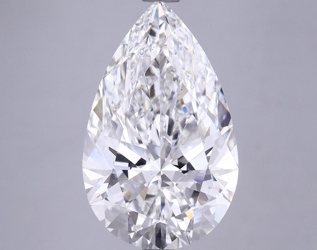 5.16 Carat Pear Shaped Ideal Cut VS2 GIA Certified Lab Grown Diamond