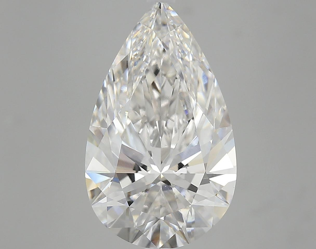 5.62 Carat Pear Shaped Ideal Cut VS1 IGI Certified Lab Grown Diamond