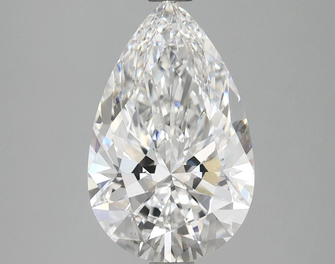 2.46 Carat Pear Shaped Ideal Cut VS2 IGI Certified Lab Grown Diamond
