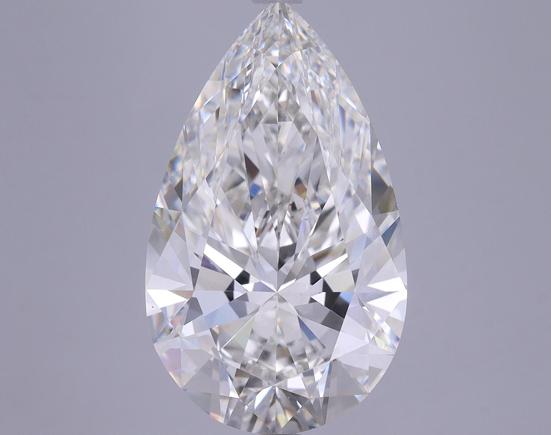 6.78 Carat Pear Shaped Ideal Cut VS1 IGI Certified Lab Grown Diamond