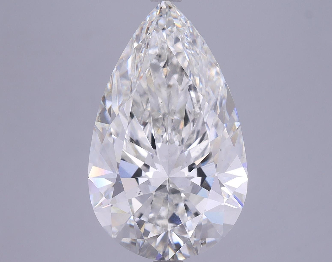 6.21 Carat Pear Shaped Ideal Cut VS2 IGI Certified Lab Grown Diamond