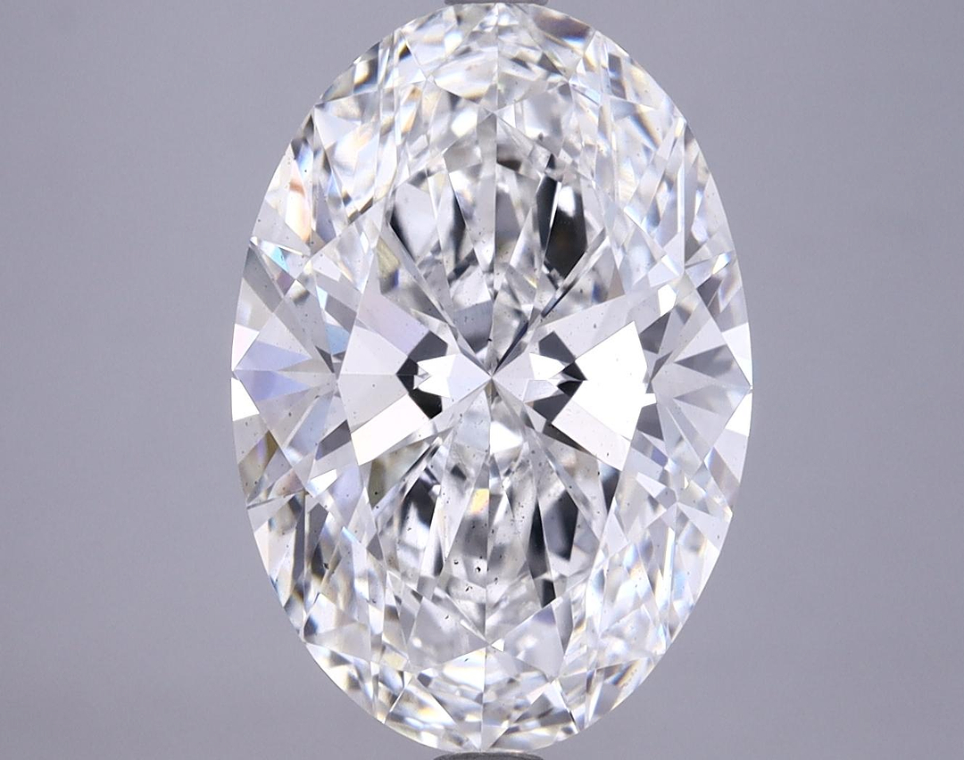 5.08 Carat Oval Shaped Ideal Cut SI1 IGI Certified Lab Grown Diamond