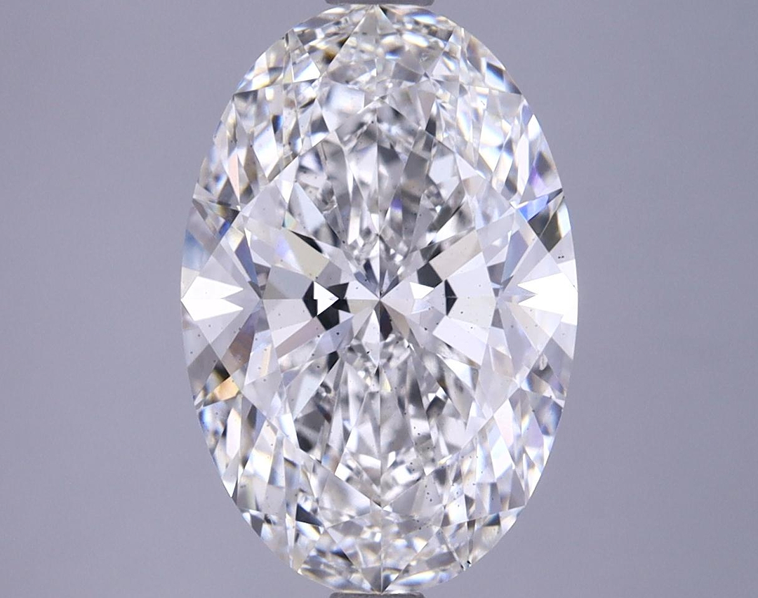 3.81 Carat Oval Shaped Excellent Cut SI1 IGI Certified Lab Grown Diamond