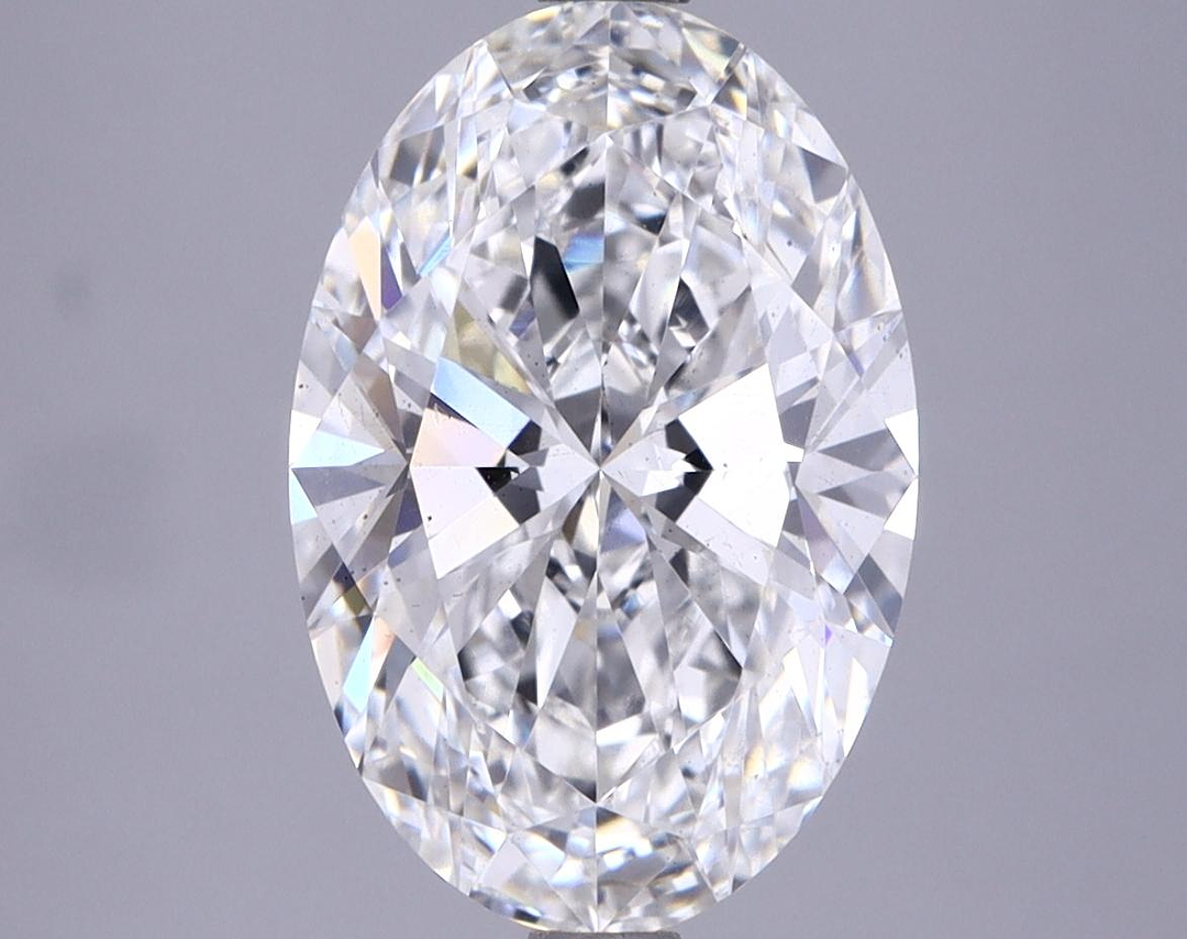 3.47 Carat Oval Shaped Excellent Cut SI1 IGI Certified Lab Grown Diamond