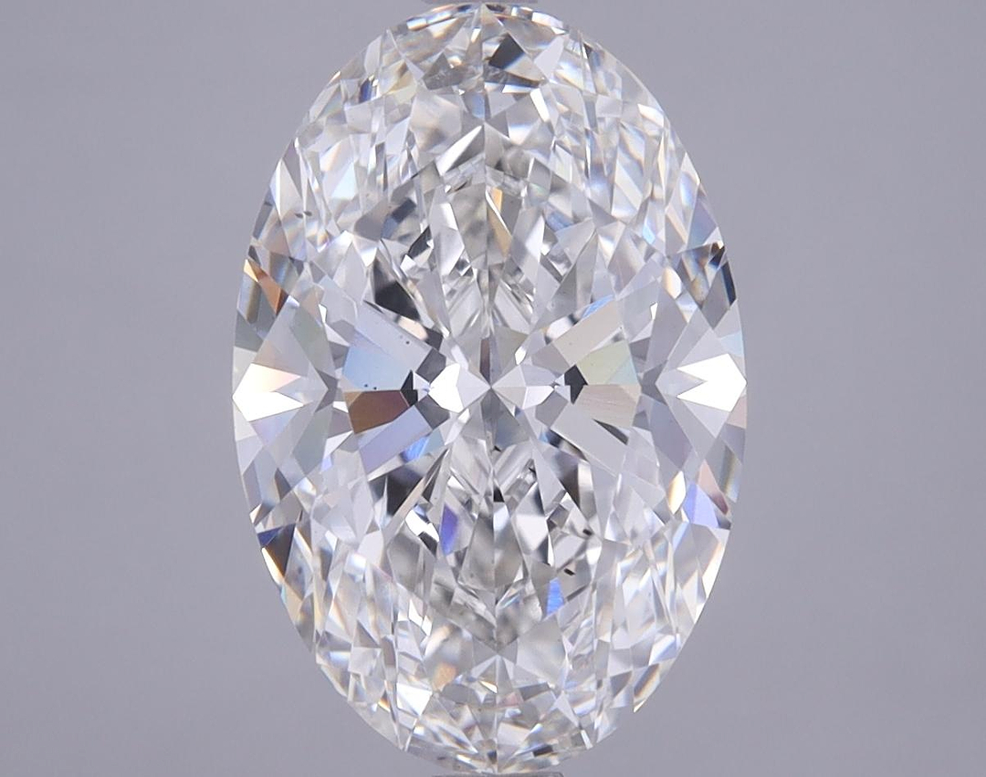 3.85 Carat Oval Shaped Excellent Cut VS2 IGI Certified Lab Grown Diamond
