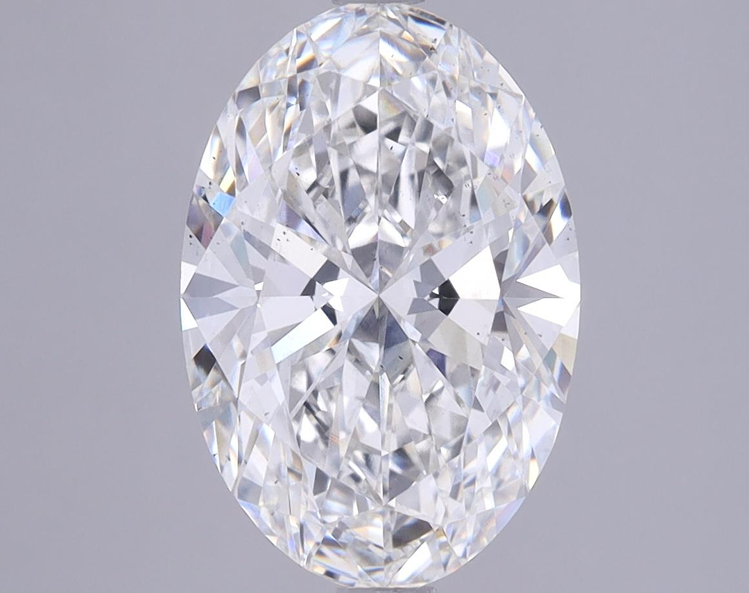 3.45 Carat Oval Shaped Ideal Cut SI1 IGI Certified Lab Grown Diamond