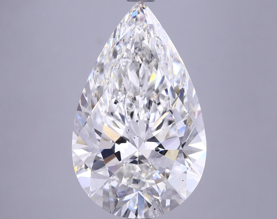 6.01 Carat Pear Shaped Ideal Cut VS2 IGI Certified Lab Grown Diamond