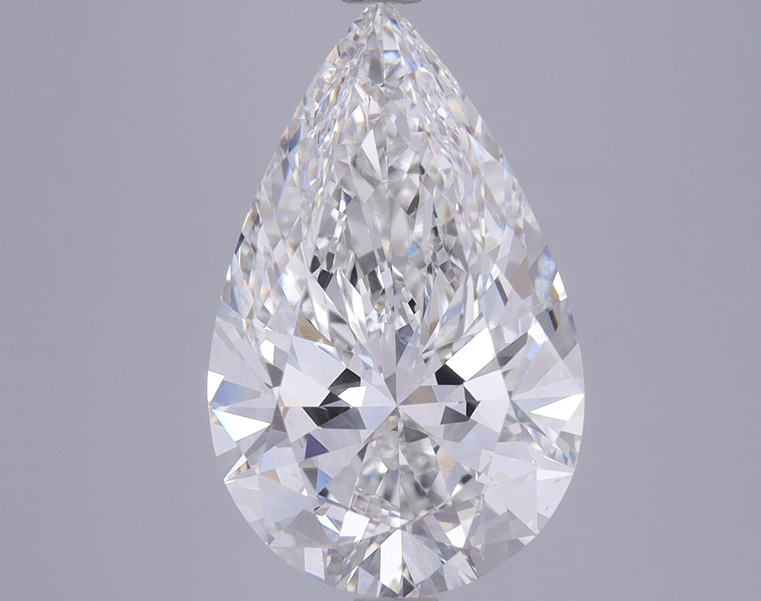 5.56 Carat Pear Shaped Ideal Cut VS1 IGI Certified Lab Grown Diamond