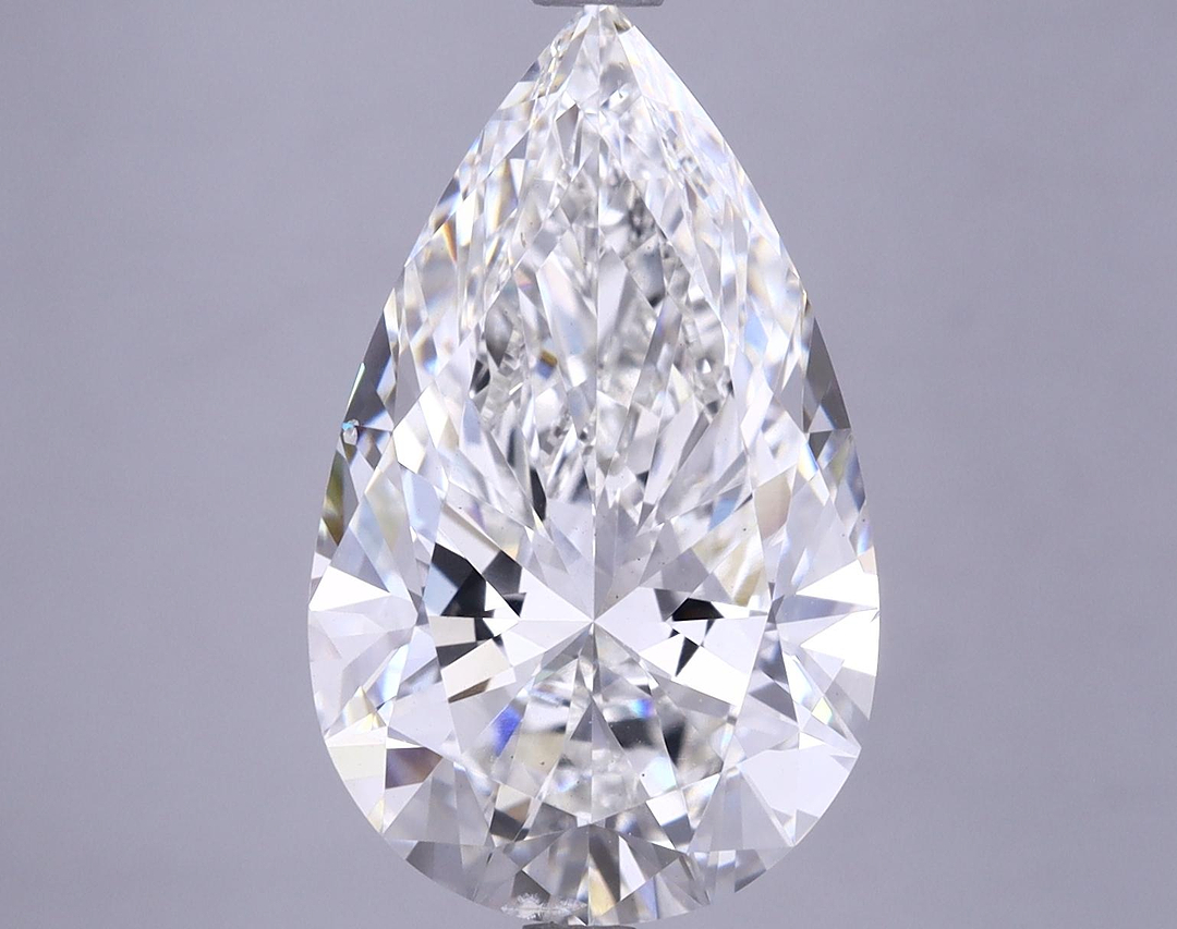 6.01 Carat Pear Shaped Ideal Cut VS2 IGI Certified Lab Grown Diamond