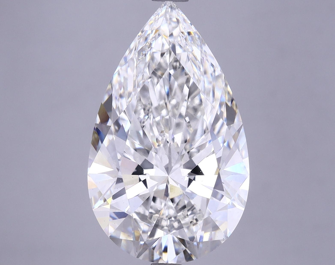 6.23 Carat Pear Shaped Ideal Cut VS2 IGI Certified Lab Grown Diamond