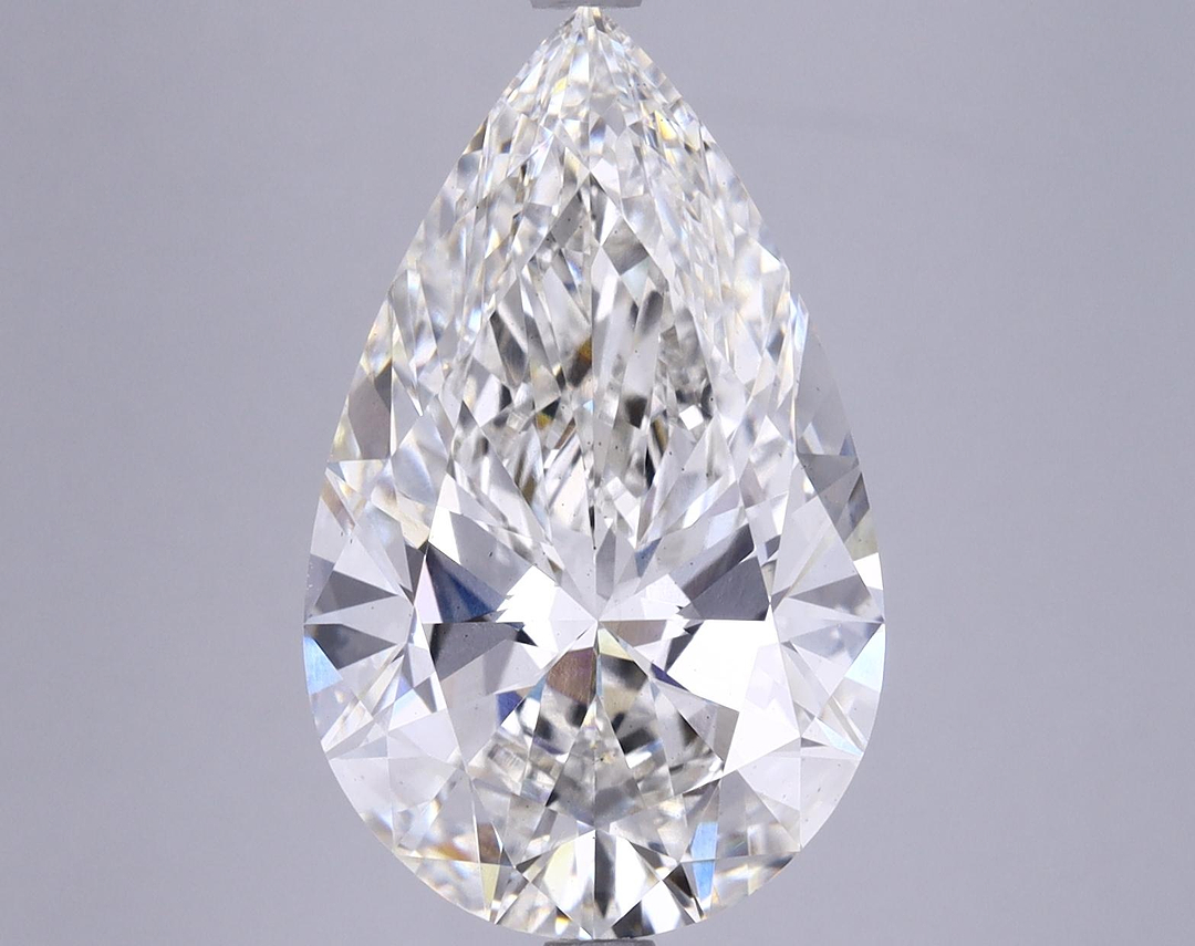 6.24 Carat Pear Shaped Ideal Cut VS2 IGI Certified Lab Grown Diamond