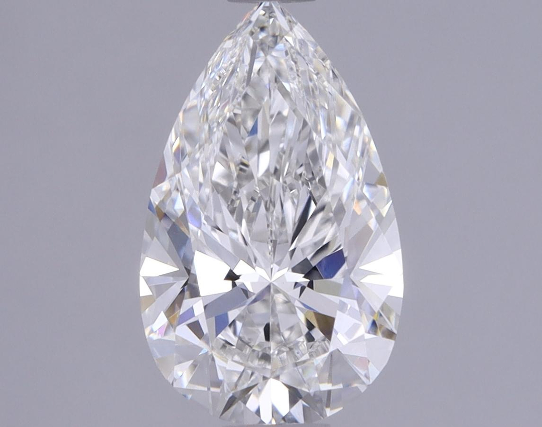 1.24 Carat Pear Shaped Ideal Cut VS1 IGI Certified Lab Grown Diamond