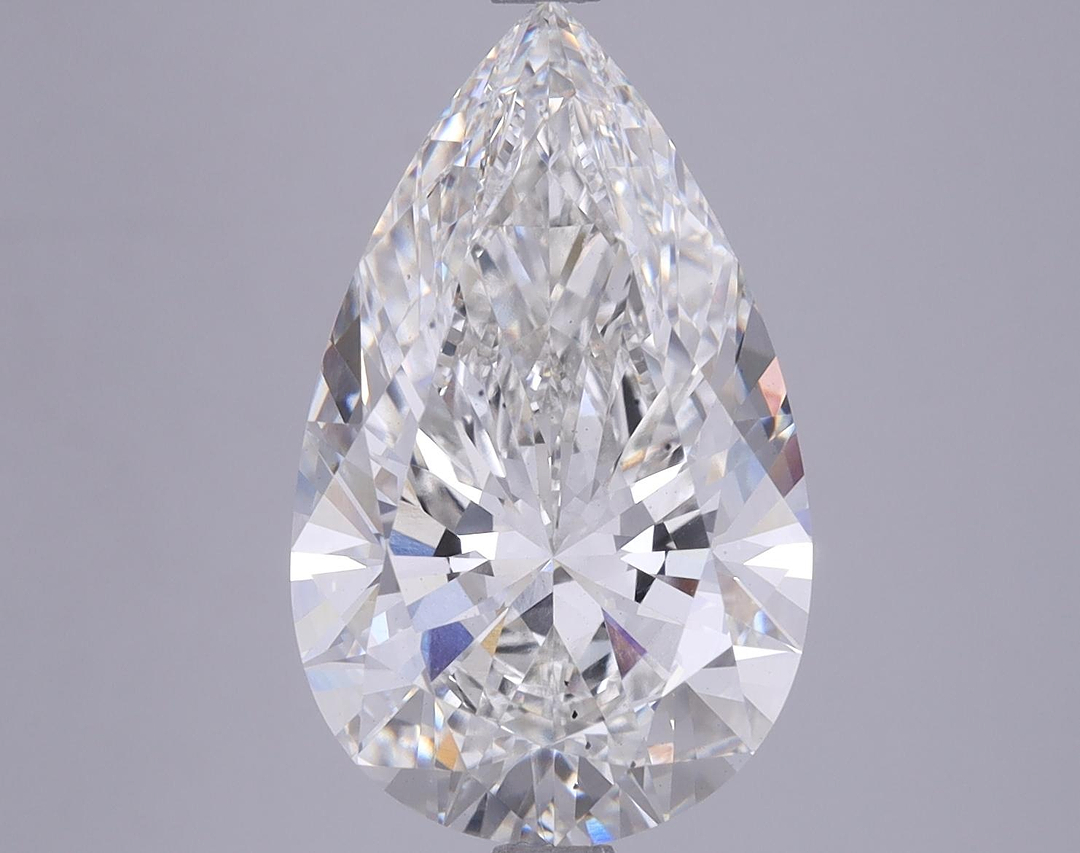 5.51 Carat Pear Shaped Ideal Cut VS2 IGI Certified Lab Grown Diamond